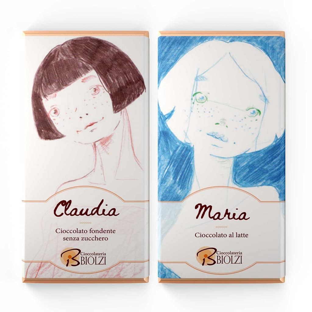 packaging per cioccolata